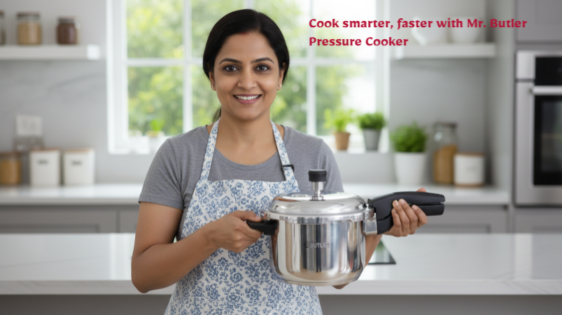 Stainless Steel Outer Lid Pressure Cooker - 5 Litre – Mr Butler Stainless Steel Outer Lid Pressure Cooker - 5 Litre – Mr Butler