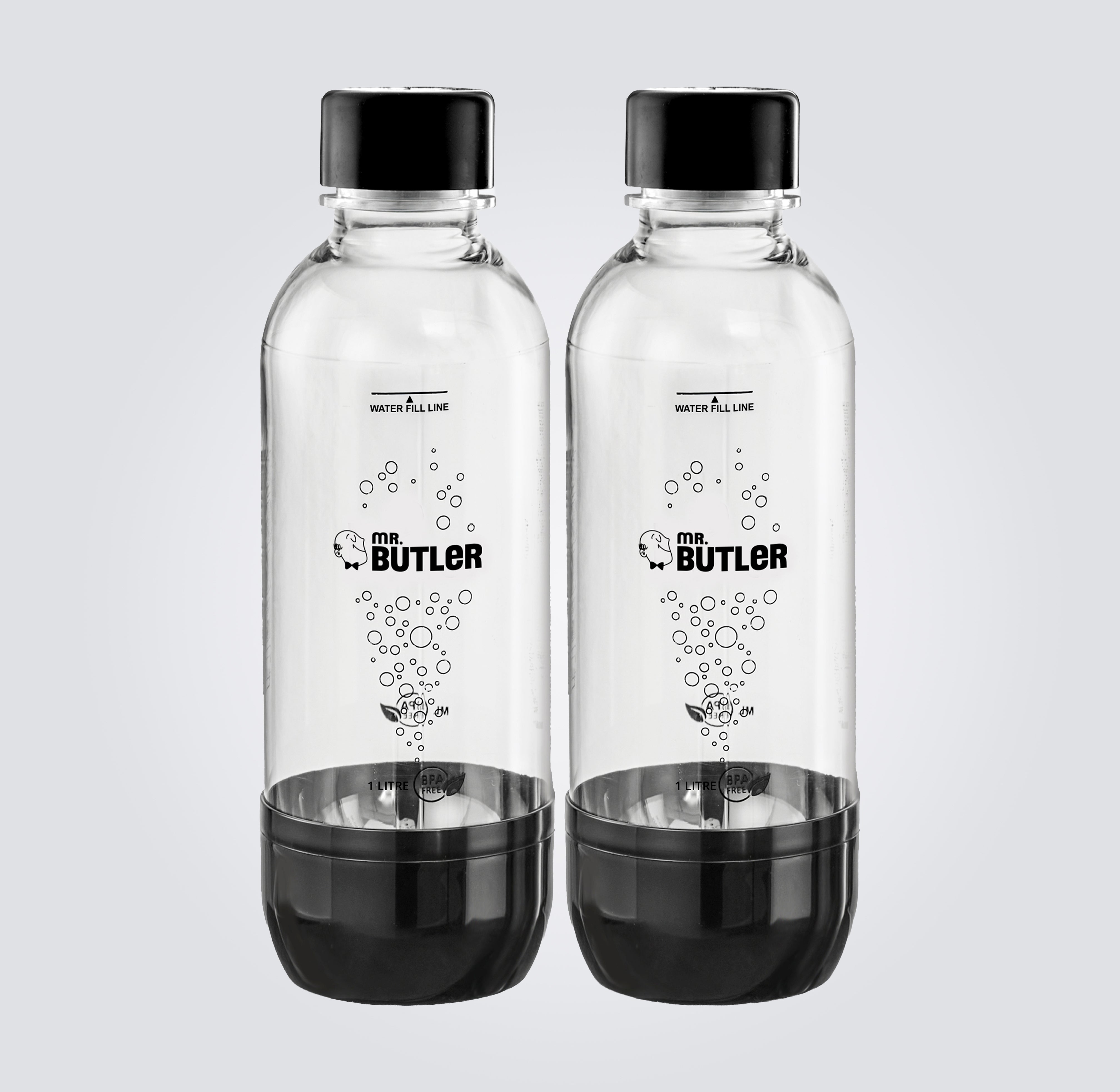 BPA-Free PET Bottle 1000ml - Pack of 2