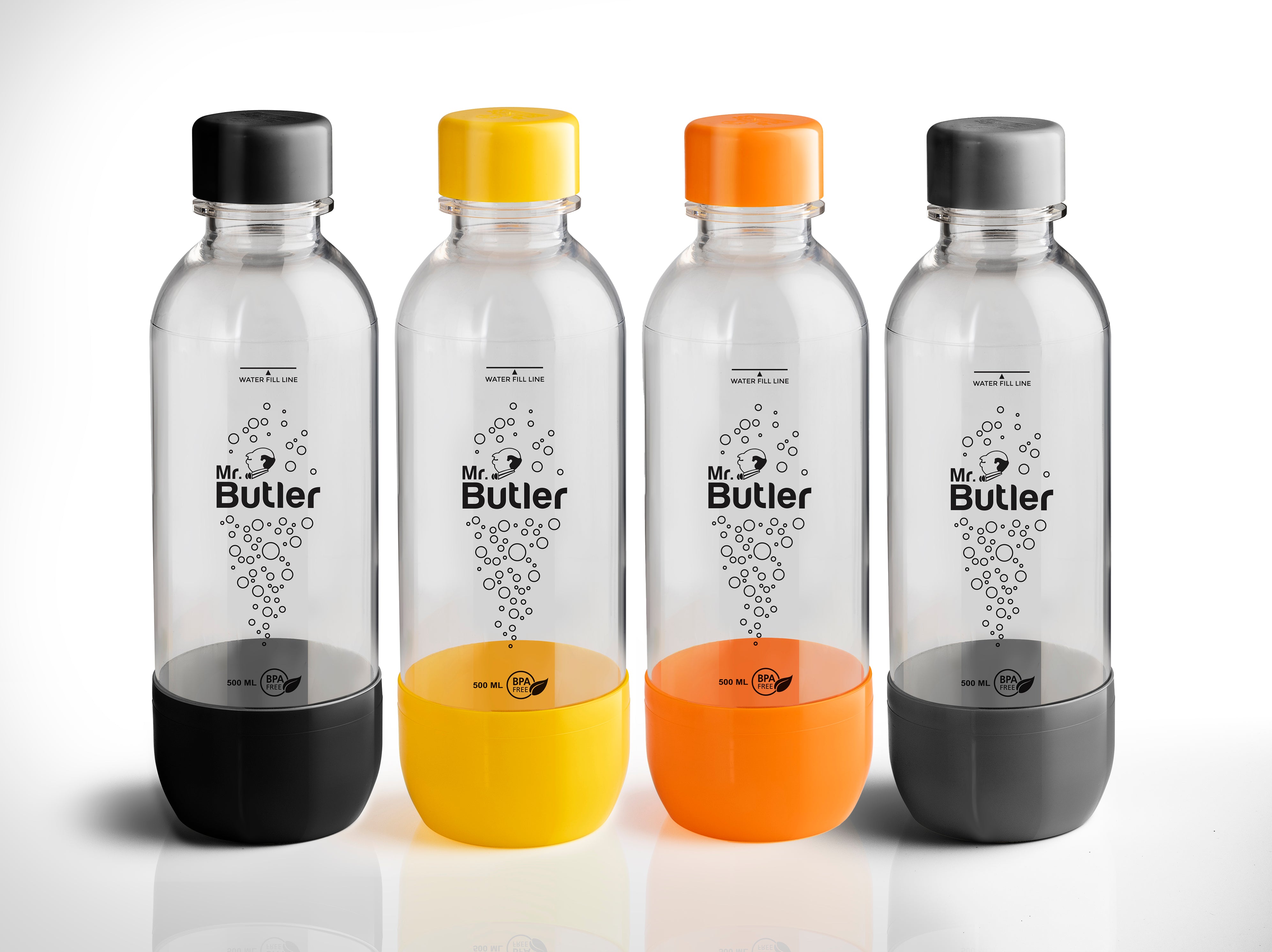 BPA-Free PET Bottle 500ml- Pack of 4
