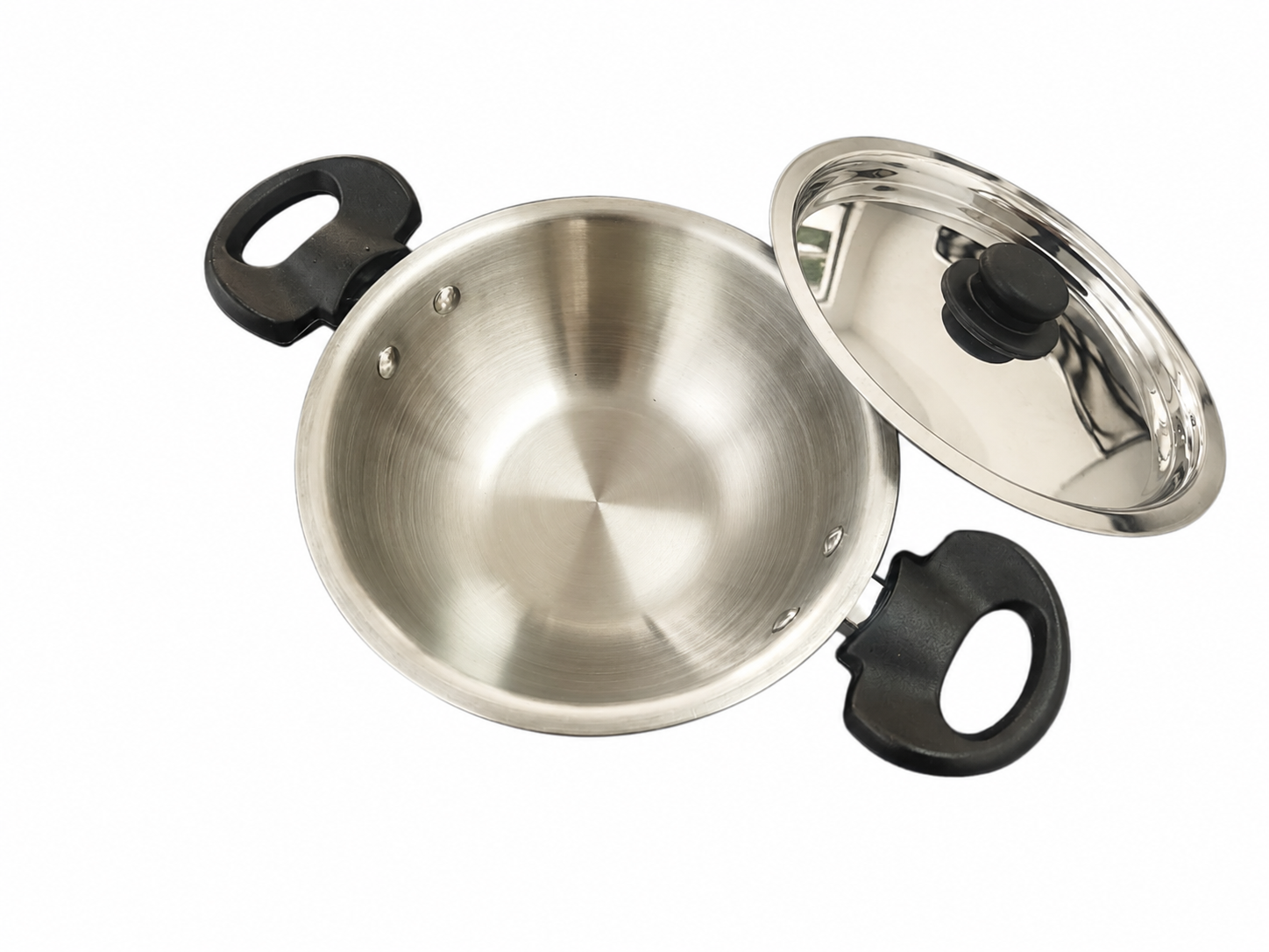 Triply Stainless Steel Appachatti 18cm with Lid