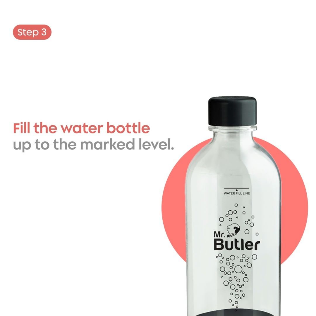 Soda Maker Accessory Pack - CO2 Gas Cylinder With BPA-Free PET Bottle 500ml