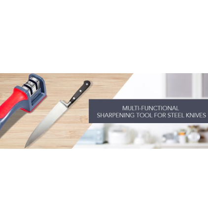 Manual Kitchen Knife Sharpener - 2 Stage