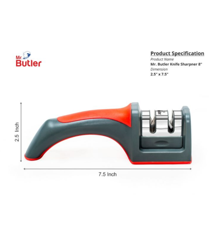 Manual Kitchen Knife Sharpener - 2 Stage