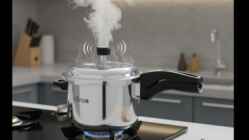 Stainless Steel Outer Lid Pressure Cooker - 5 Litre – Mr Butler Stainless Steel Outer Lid Pressure Cooker - 5 Litre – Mr Butler