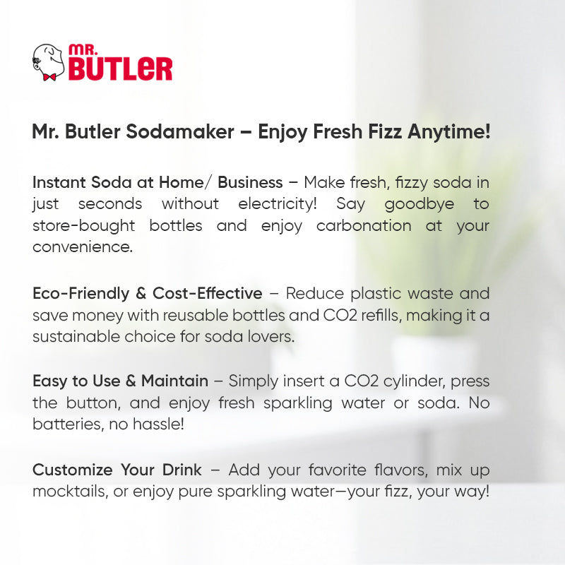 InstaFizz Sodamaker - Single Cylinder Pack