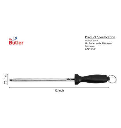 High Carbon Steel Knife Sharpener- Rod