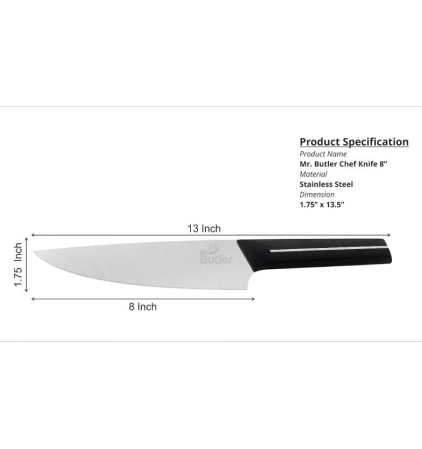 Premium Stainless Steel Kitchen Chef Knife