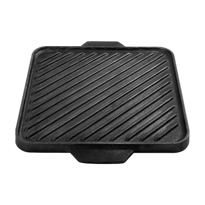 Pre-Seasoned Cast Iron Reversible Grill Pan/Griddle 10.5 Inch, Black