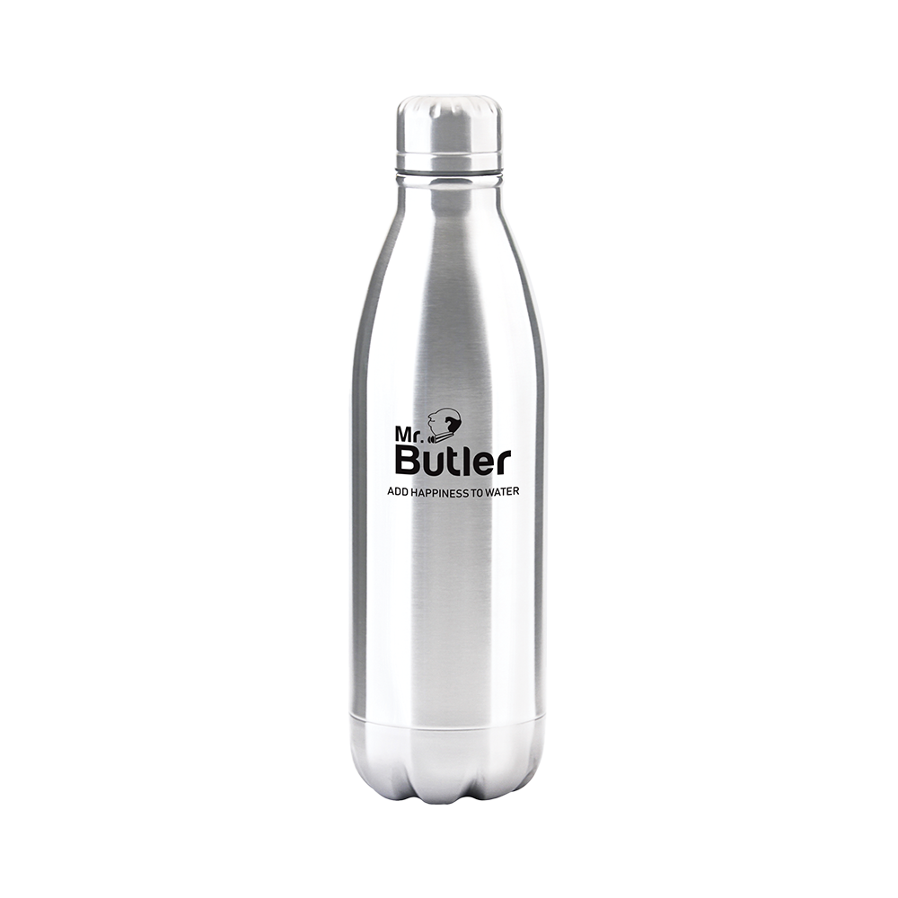 Thermosteel Bottle 750ml, Vacuum Insulated, Cold/Hot, Silver